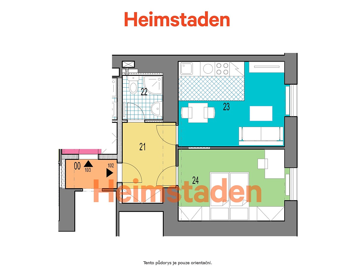 Pronájem bytu 1+1 36 m², Hlavní třída, Havířov - Město