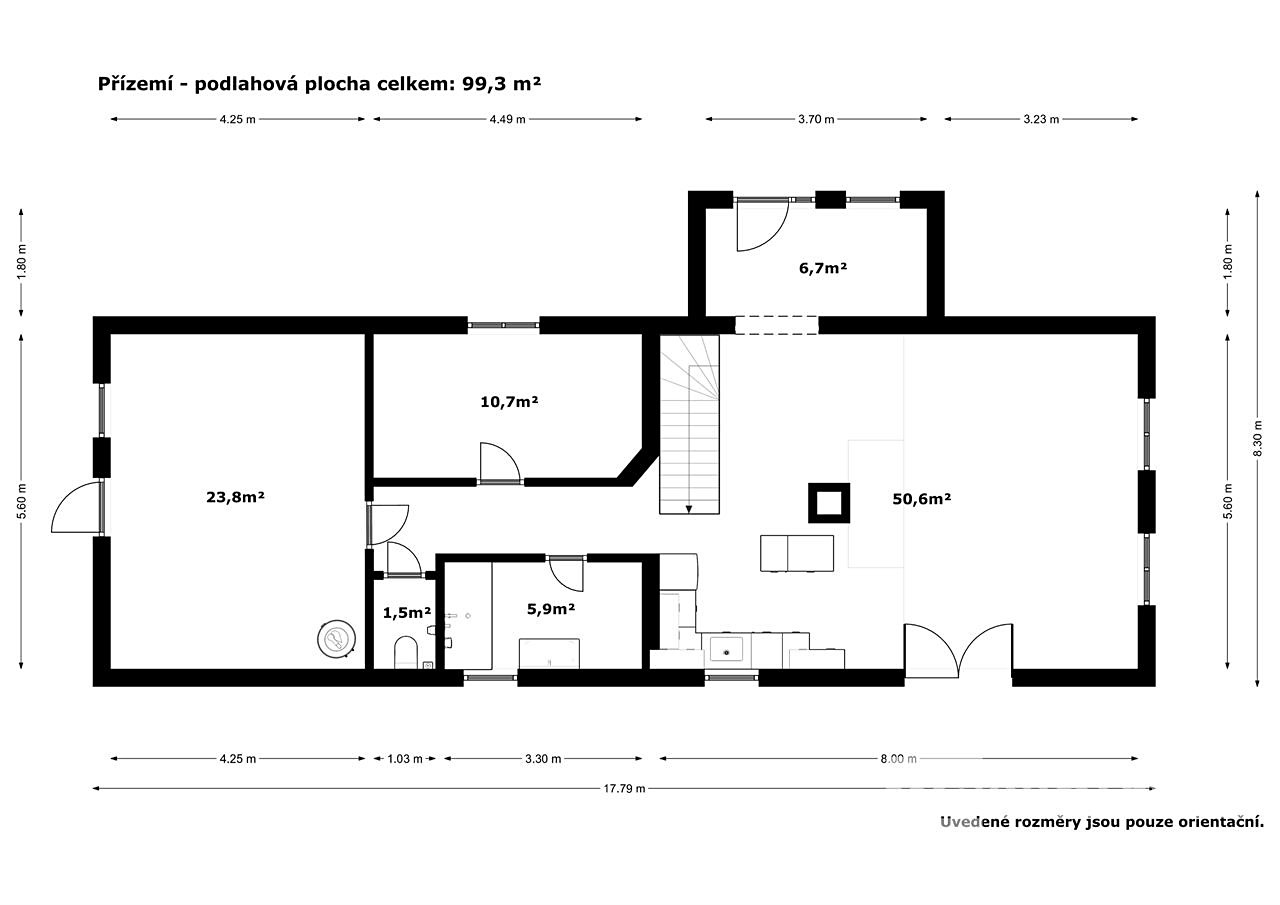 Prodej  rodinného domu 194 m², pozemek 2 958 m², Králíky, okres Hradec Králové