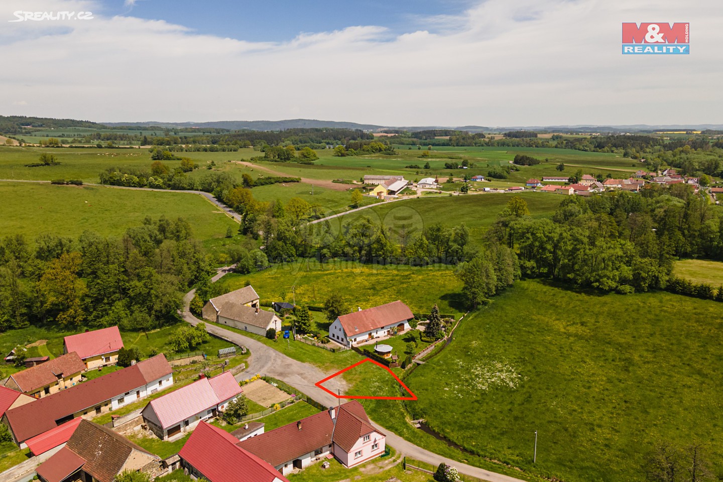 Prodej  stavebního pozemku 381 m², Nalžovské Hory - Otěšín, okres Klatovy