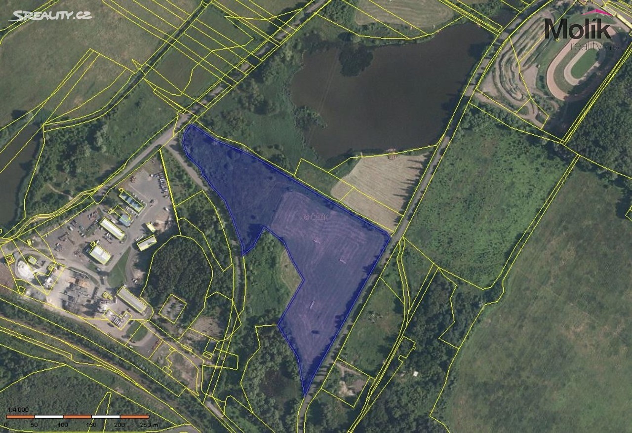 Prodej  komerčního pozemku 55 735 m², Chabařovice, okres Ústí nad Labem