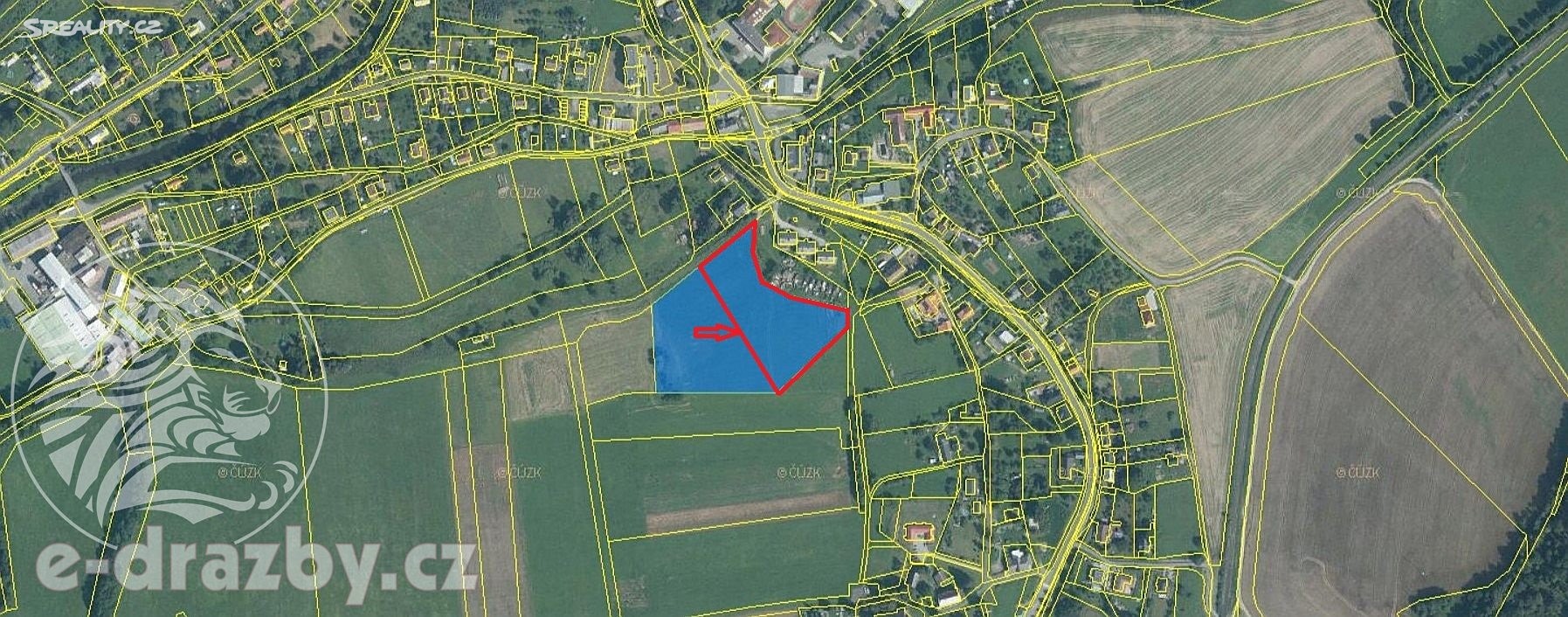 Prodej  stavebního pozemku 18 602 m², Zátor, okres Bruntál