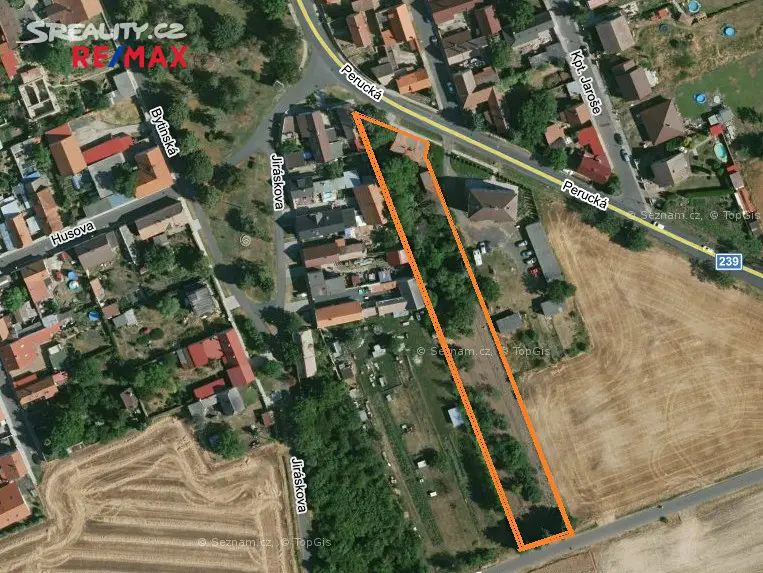 Prodej  stavebního pozemku 3 385 m², Veltěže, okres Louny