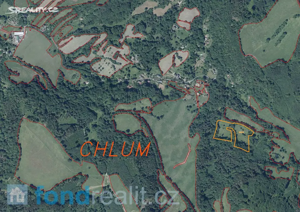 Prodej  pozemku 15 764 m², Děčín - Děčín XXXIV-Chlum, okres Děčín