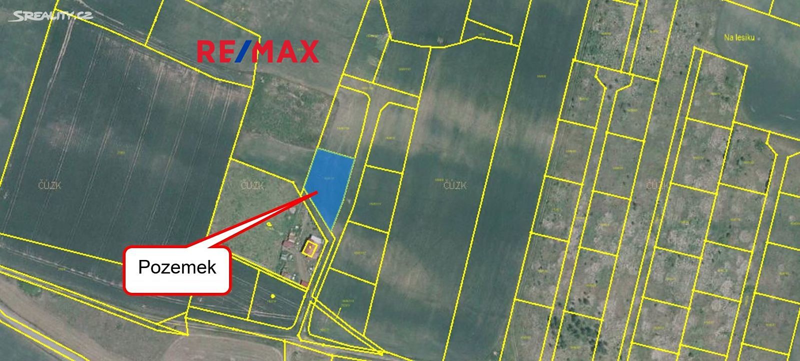 Prodej  stavebního pozemku 1 092 m², Dobev, okres Písek