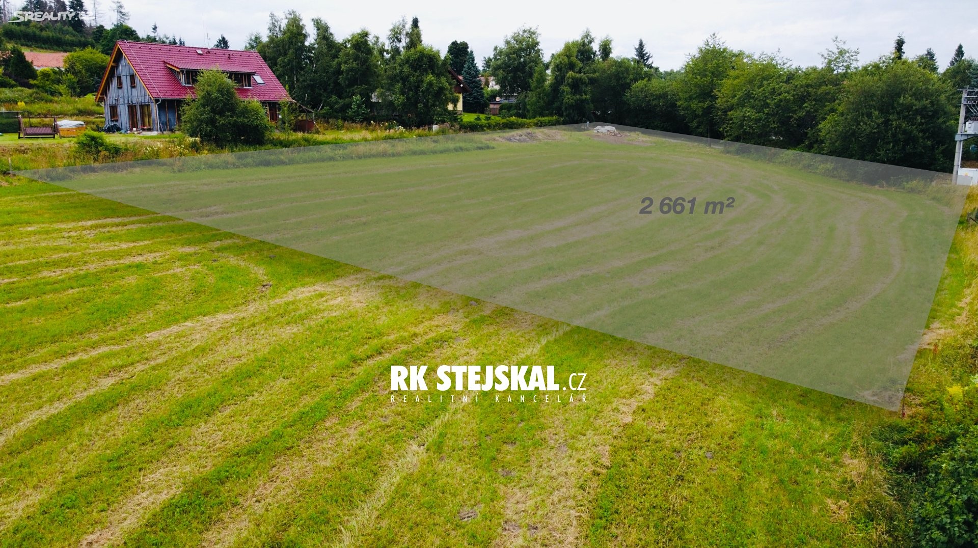 Prodej  stavebního pozemku 2 661 m², Vlachovo Březí - Mojkov, okres Prachatice
