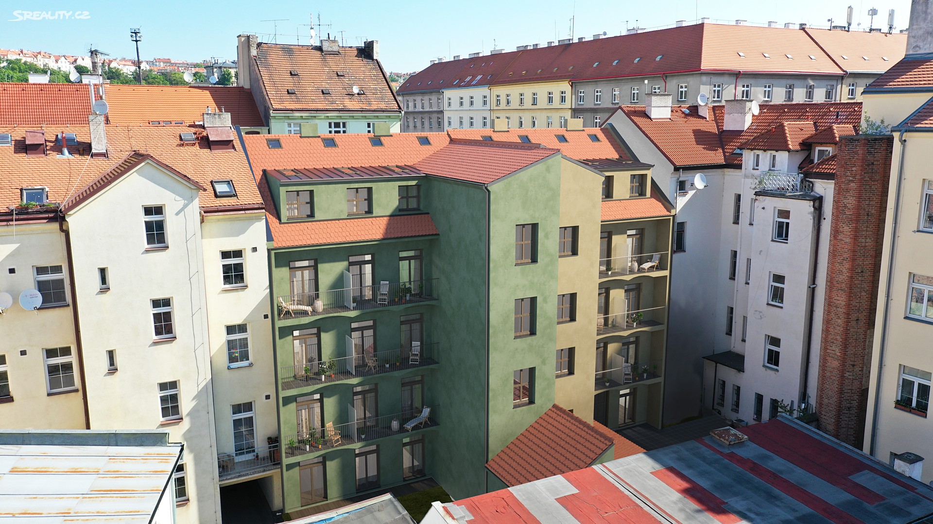 Prodej bytu 1+1 31 m² (Podkrovní), Čestmírova, Praha 4 - Nusle
