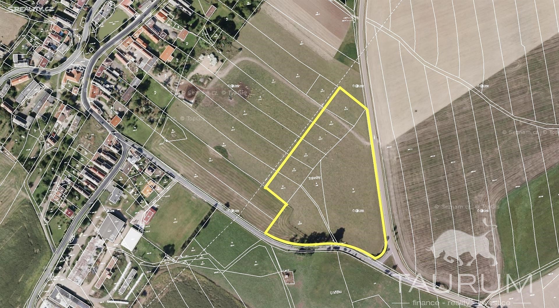 Prodej  komerčního pozemku 32 456 m², Těškov, okres Rokycany
