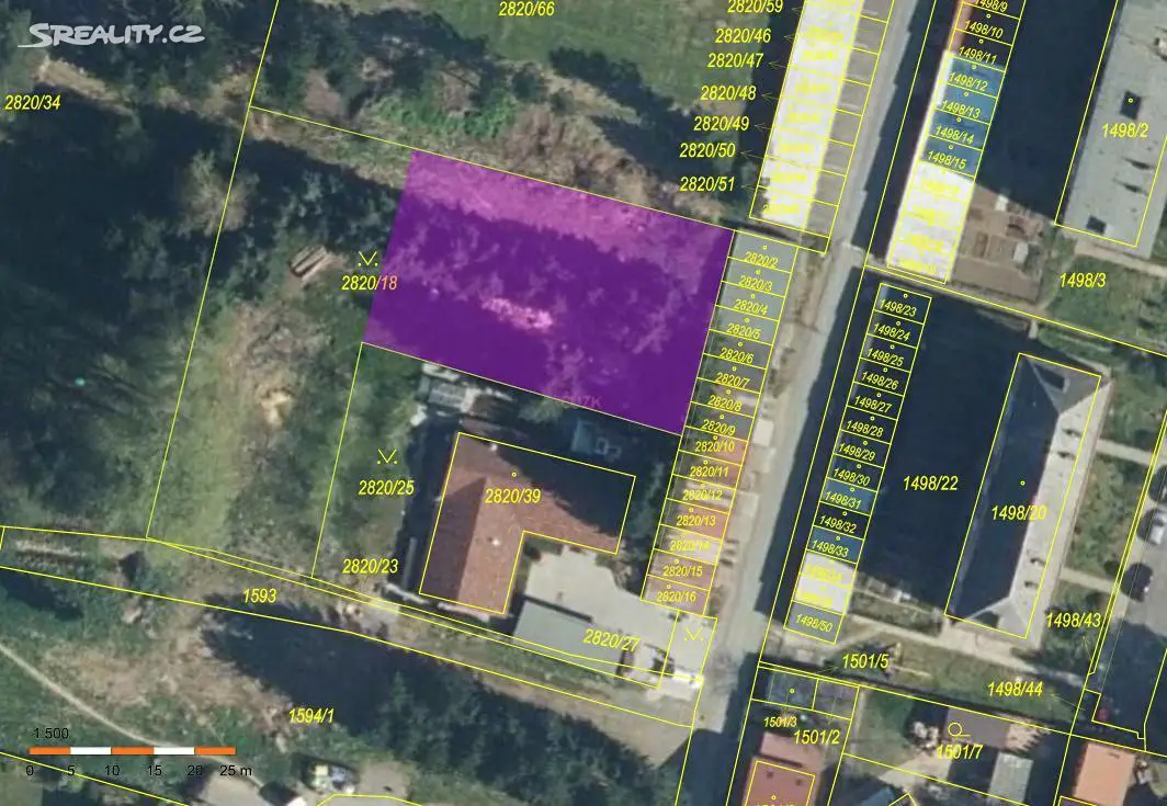 Prodej  stavebního pozemku 1 035 m², Moravská Třebová - Předměstí, okres Svitavy