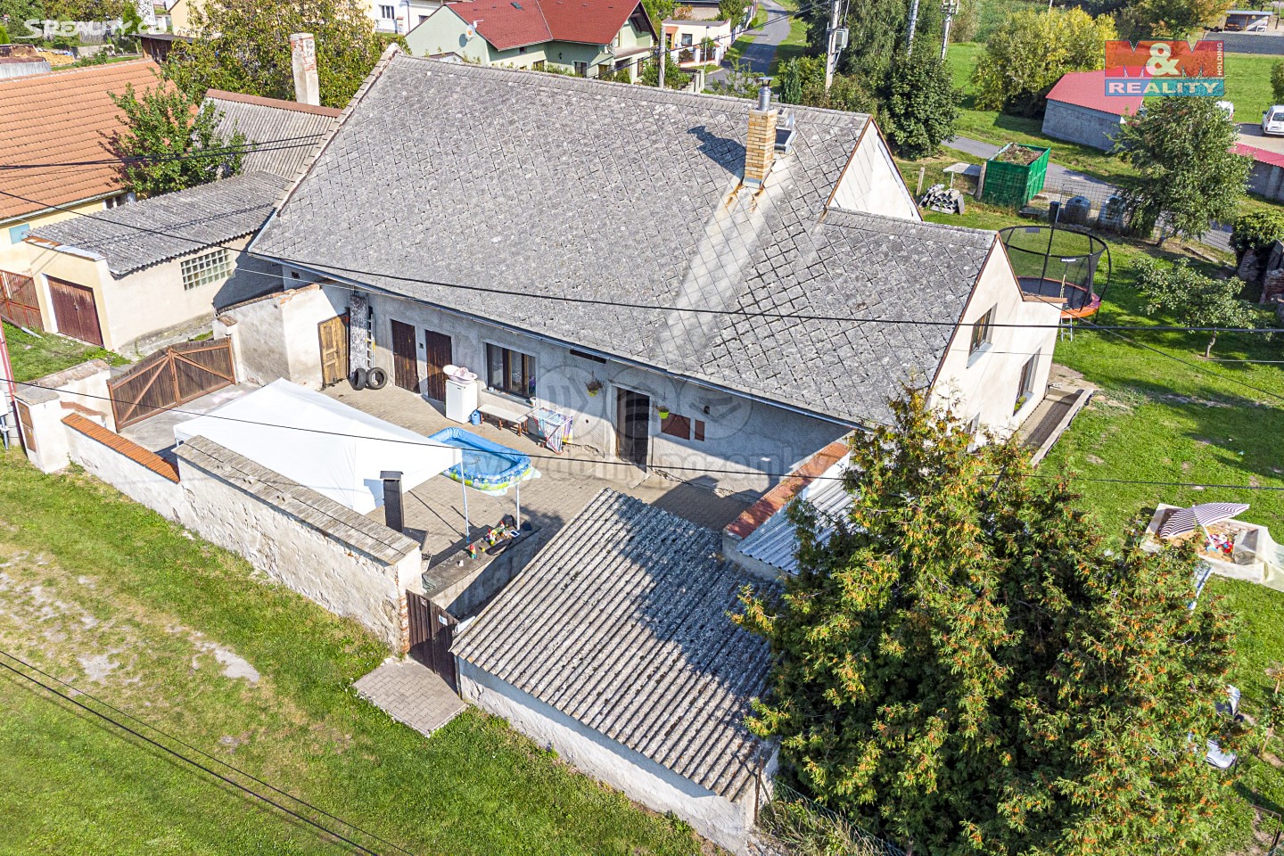 Prodej  rodinného domu 112 m², pozemek 950 m², Grunta, okres Kolín