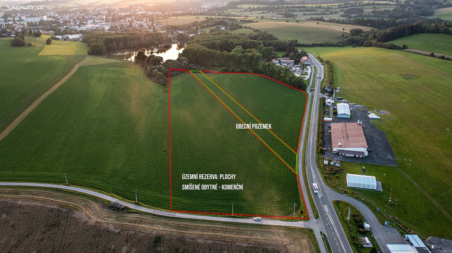 Prodej  stavebního pozemku 56 145 m², Lánov - Prostřední Lánov, okres Trutnov