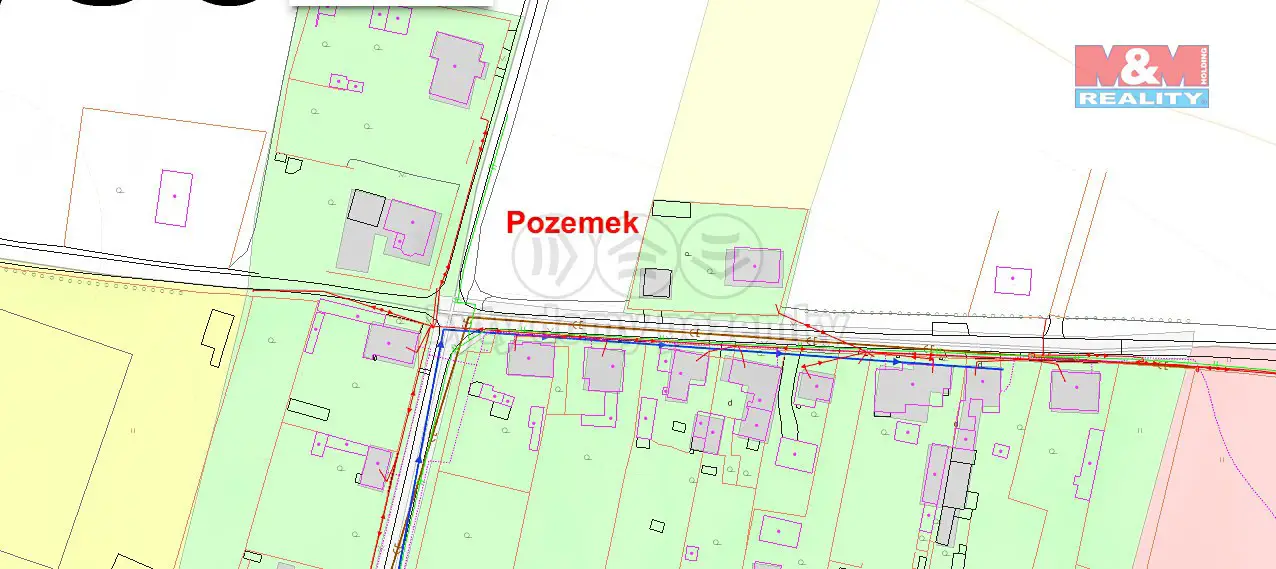 Prodej  stavebního pozemku 1 000 m², Přehýšov, okres Plzeň-sever