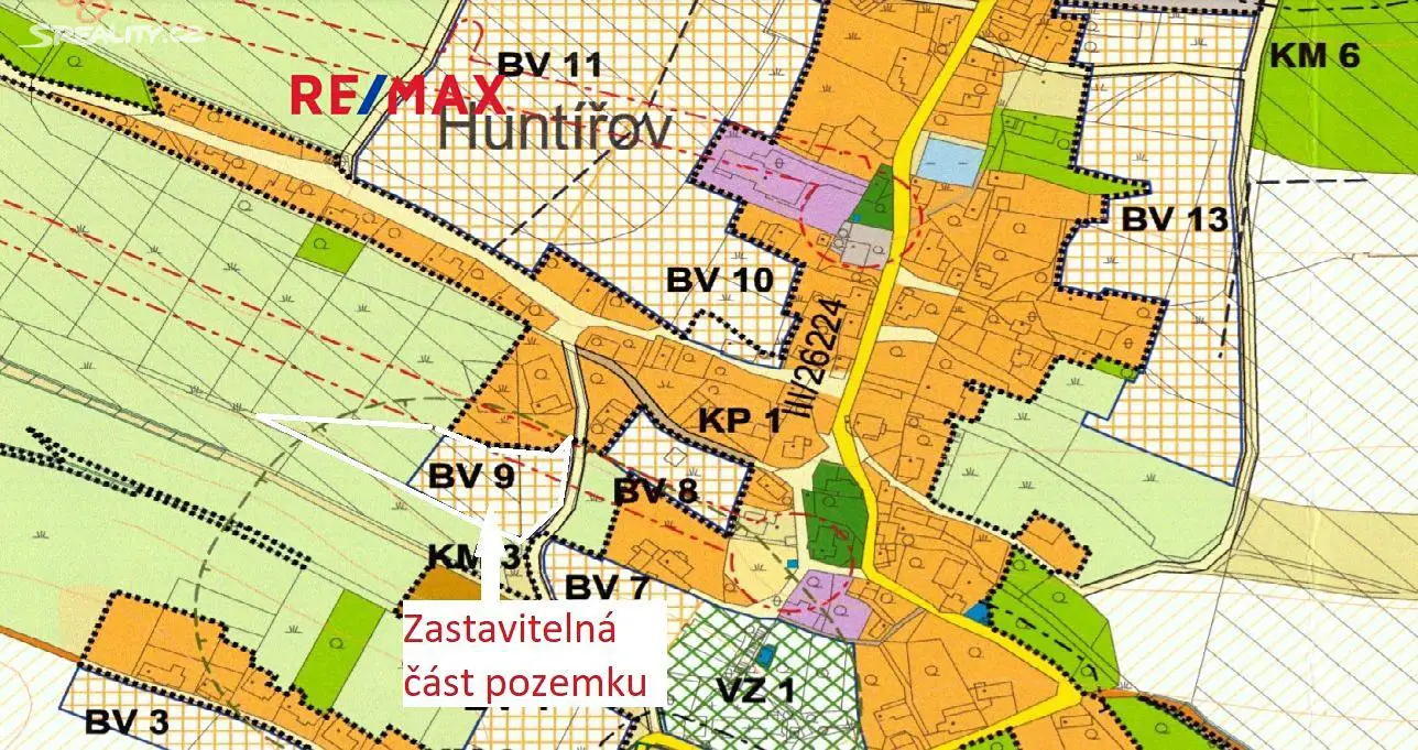 Prodej  stavebního pozemku 5 162 m², Huntířov, okres Děčín