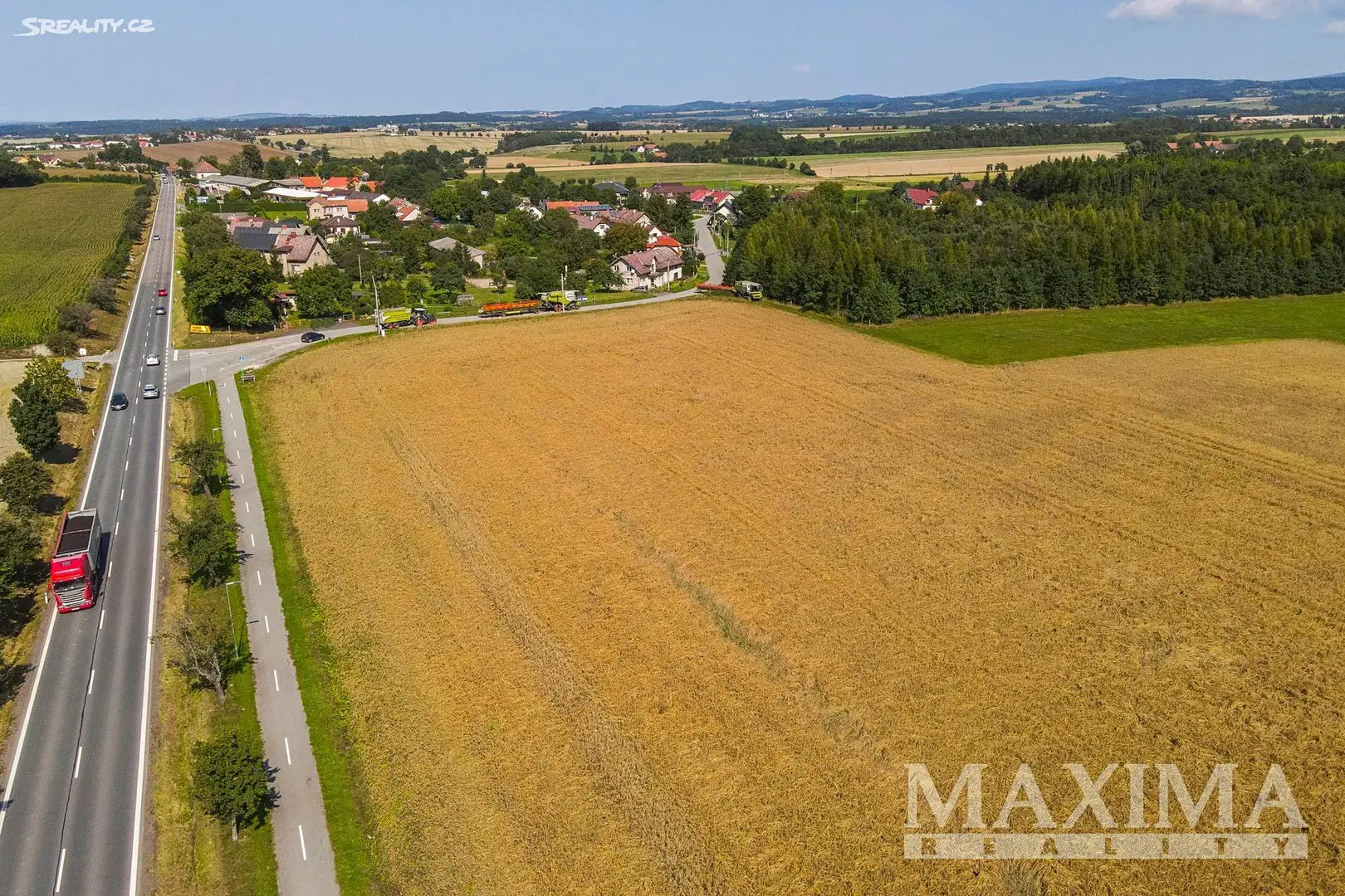 Prodej  stavebního pozemku 2 532 m², Solnice - Ještětice, okres Rychnov nad Kněžnou