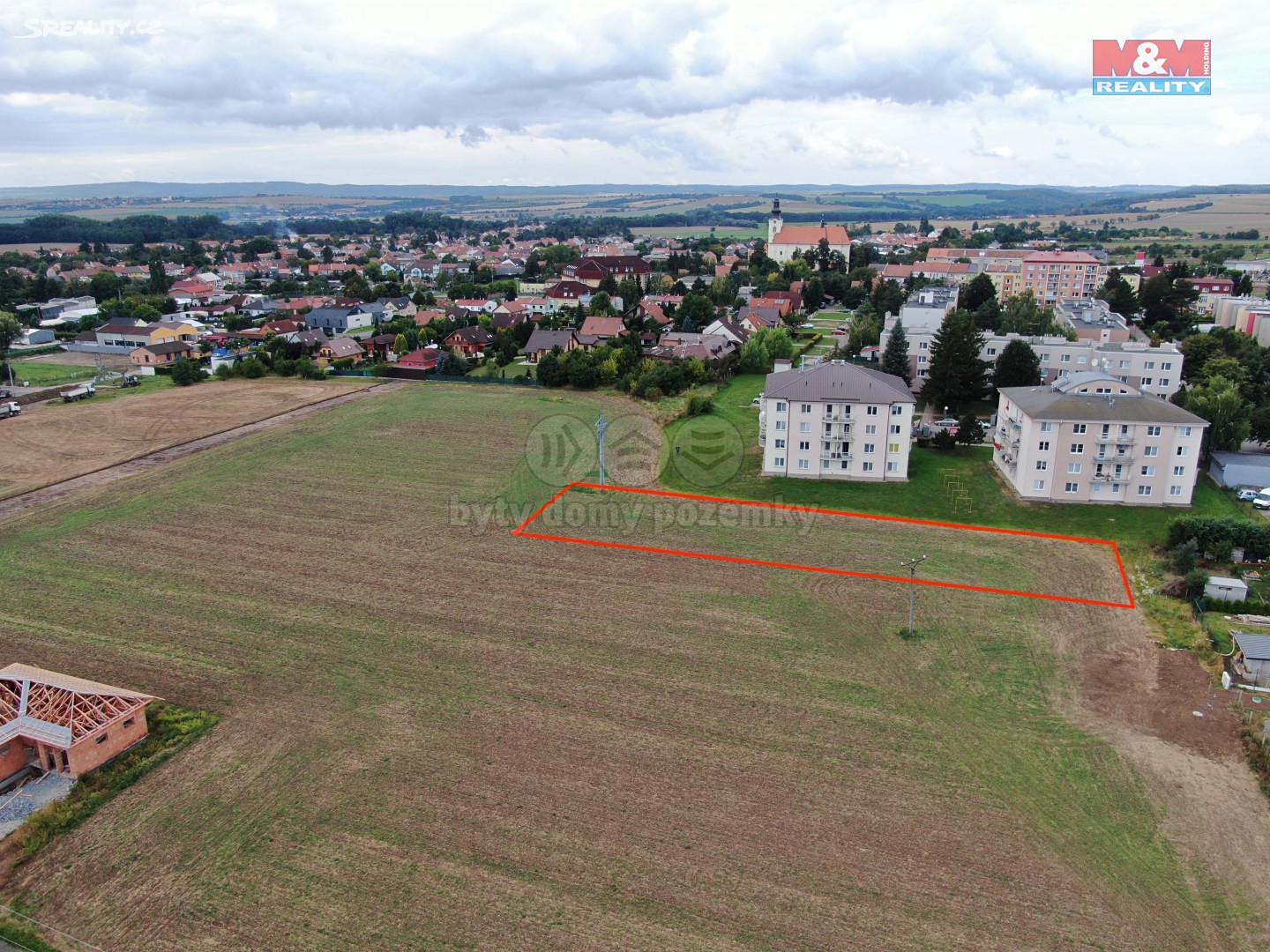 Prodej  stavebního pozemku 1 275 m², Kostelec na Hané, okres Prostějov