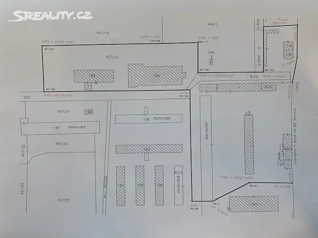 Prodej  stavebního pozemku 32 038 m², Nový Dům, okres Rakovník