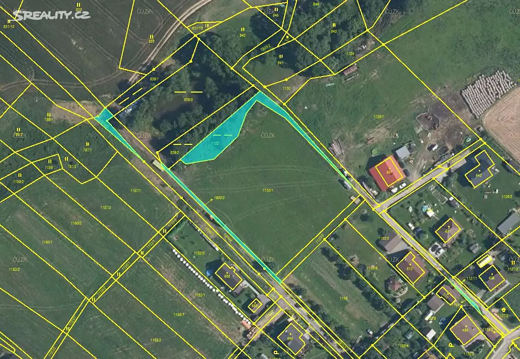 Prodej  stavebního pozemku 1 413 m², Milíkov, okres Frýdek-Místek