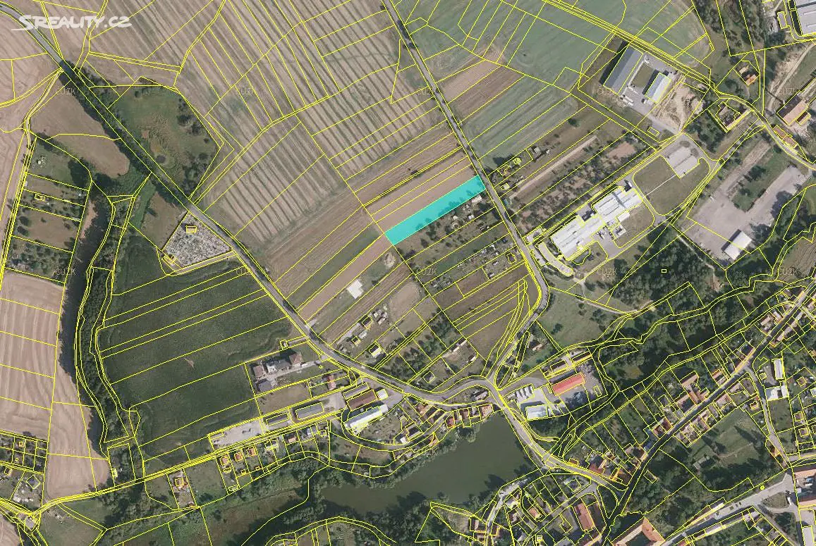 Prodej  stavebního pozemku 1 295 m², Mladá Vožice, okres Tábor