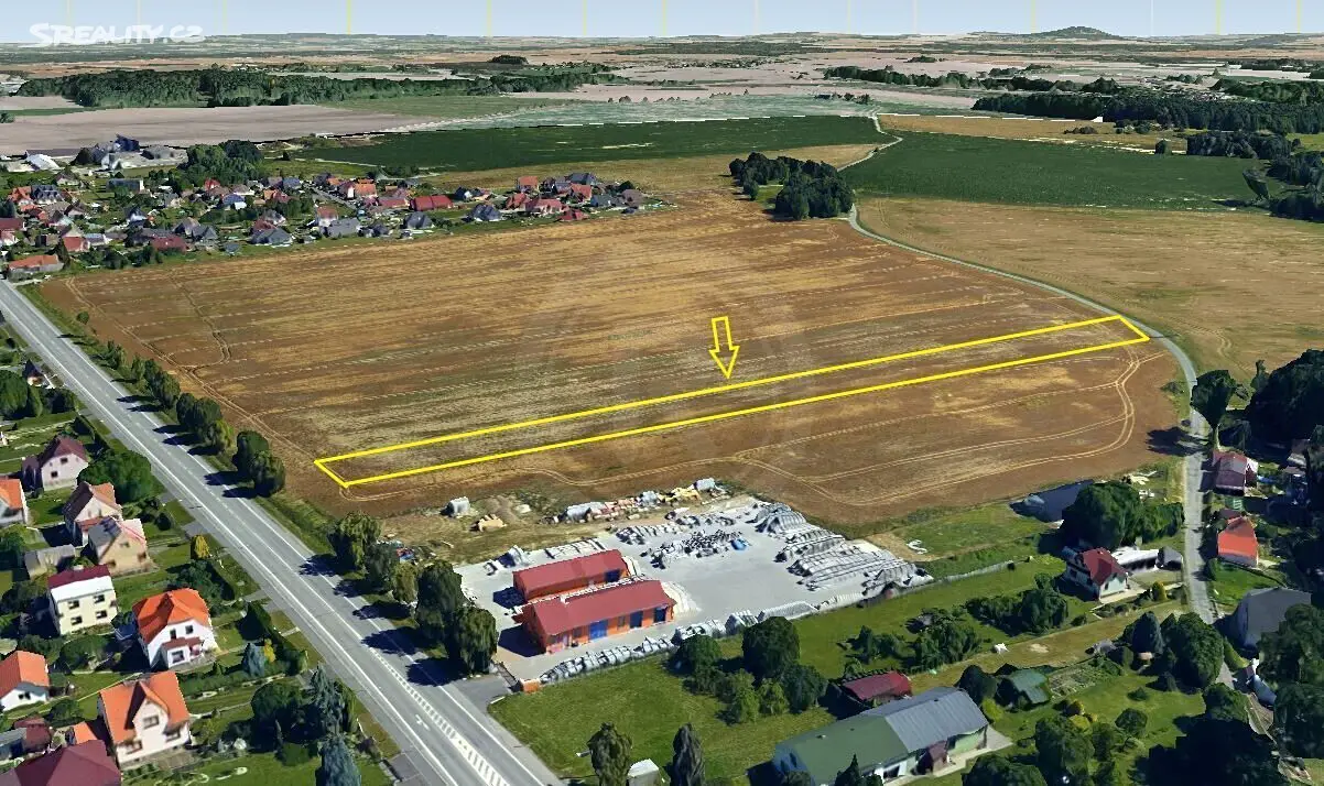 Prodej  komerčního pozemku 4 393 m², Klenovice, okres Tábor
