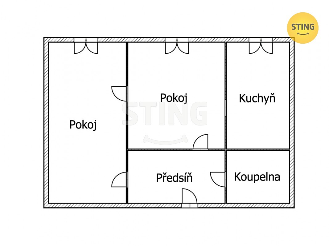Prodej bytu 2+1 44 m², Moravská, Havířov - Šumbark