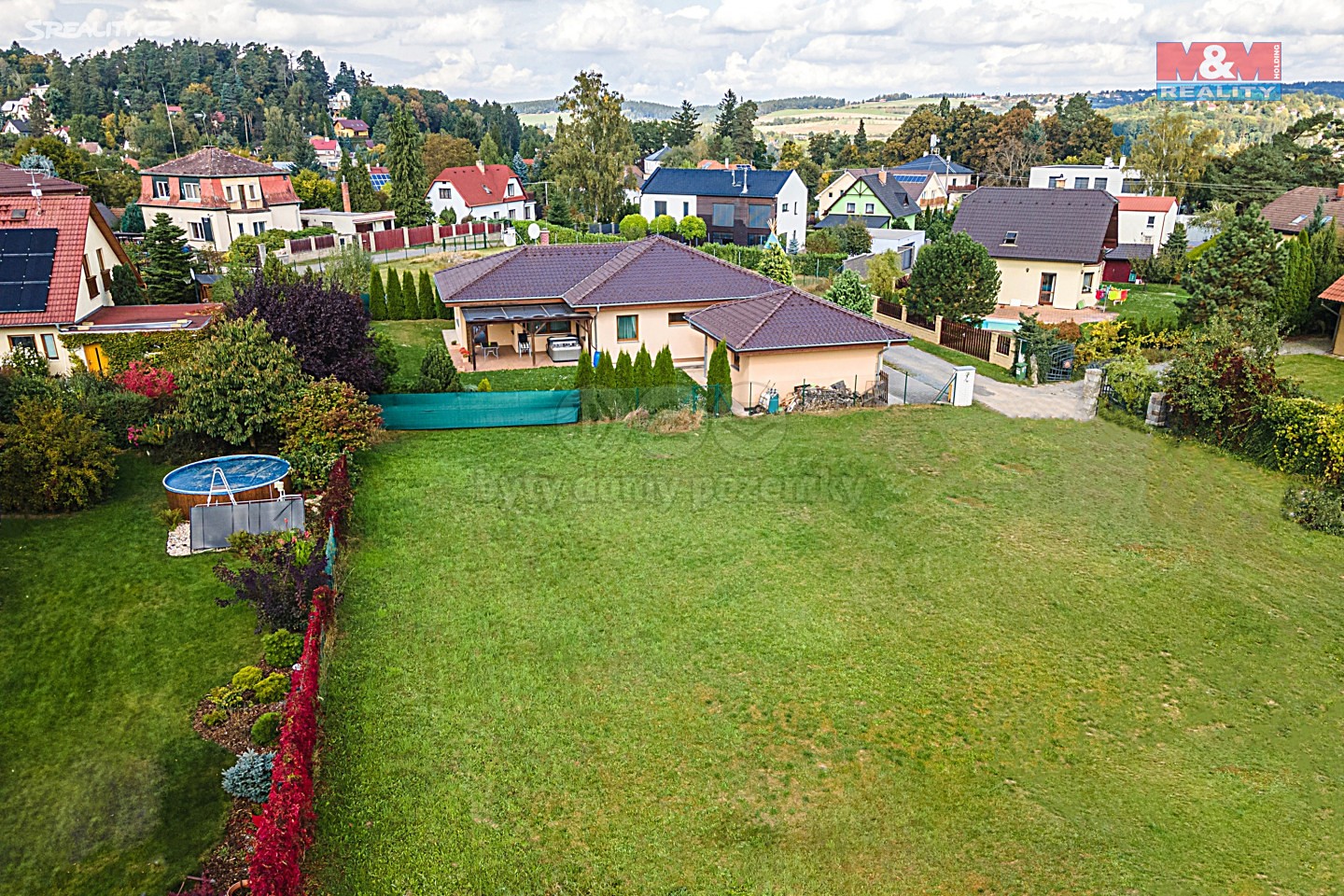 Prodej  stavebního pozemku 794 m², Lipová, Mnichovice - Božkov