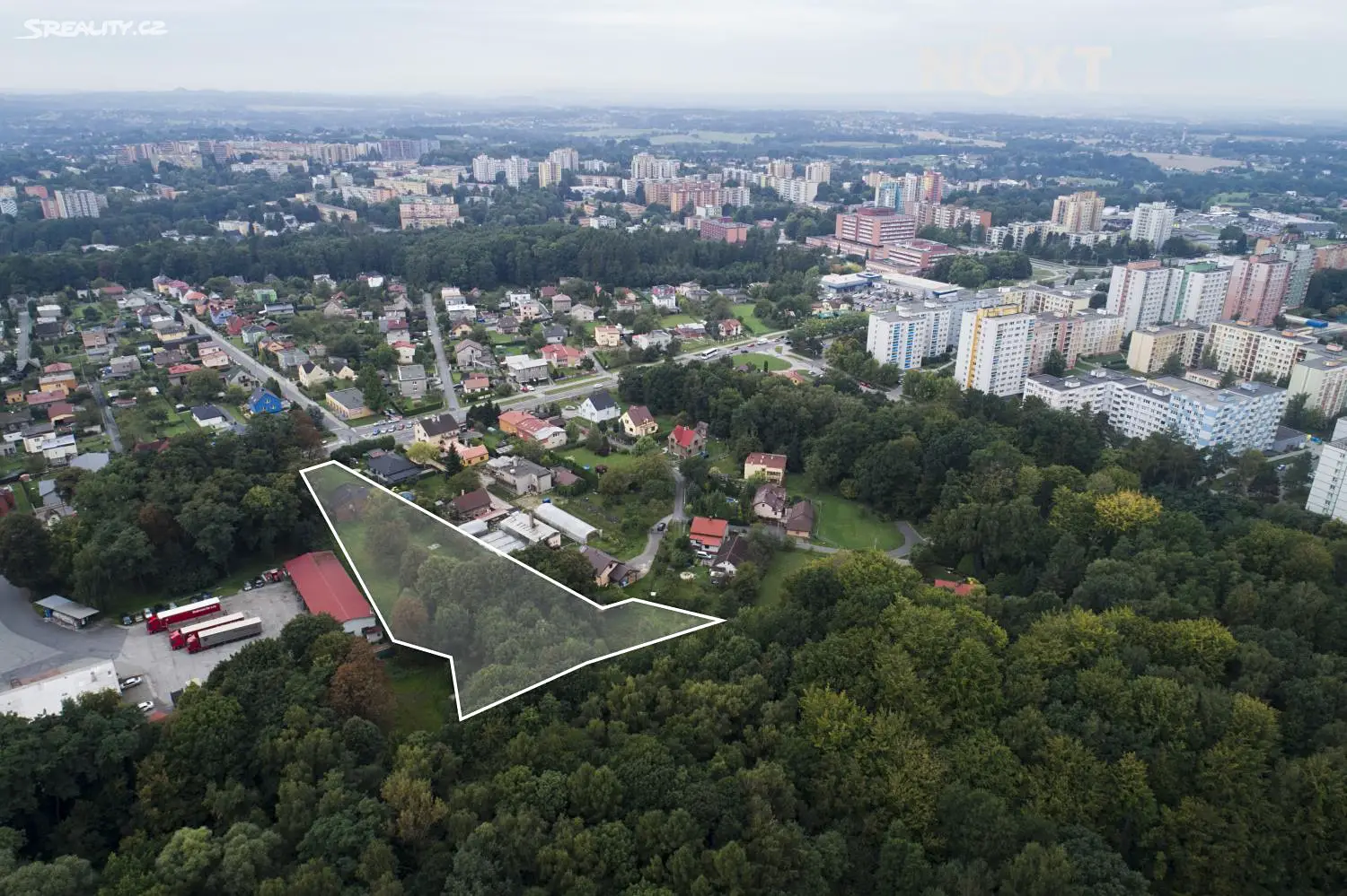 Prodej  stavebního pozemku 6 285 m², 17. listopadu, Orlová - Lutyně