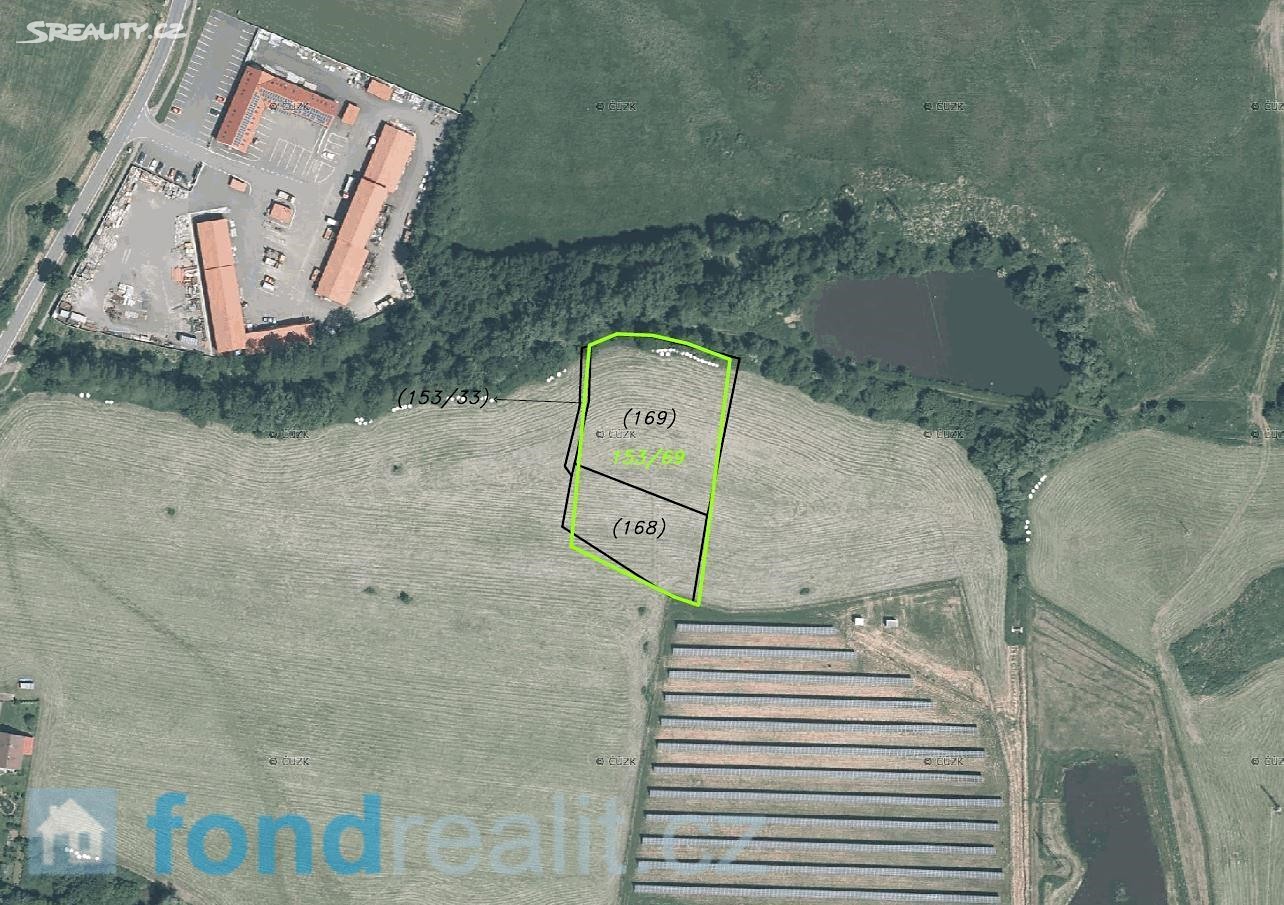 Prodej  komerčního pozemku 5 057 m², Vlachovo Březí, okres Prachatice