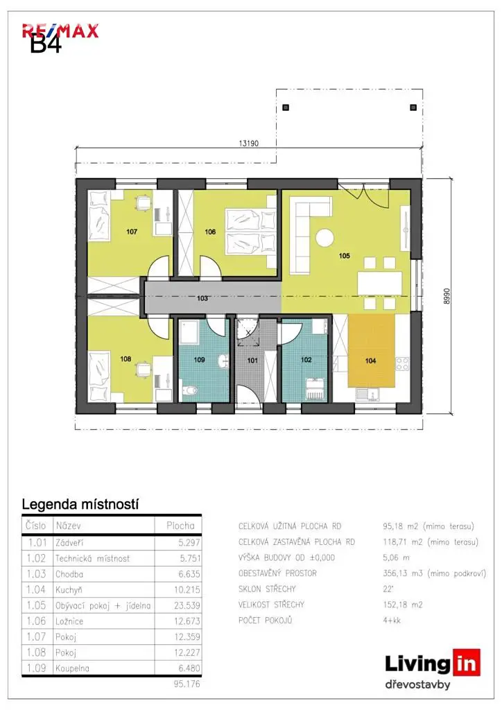 Prodej  rodinného domu 95 m², pozemek 1 442 m², Medlovice, okres Vyškov