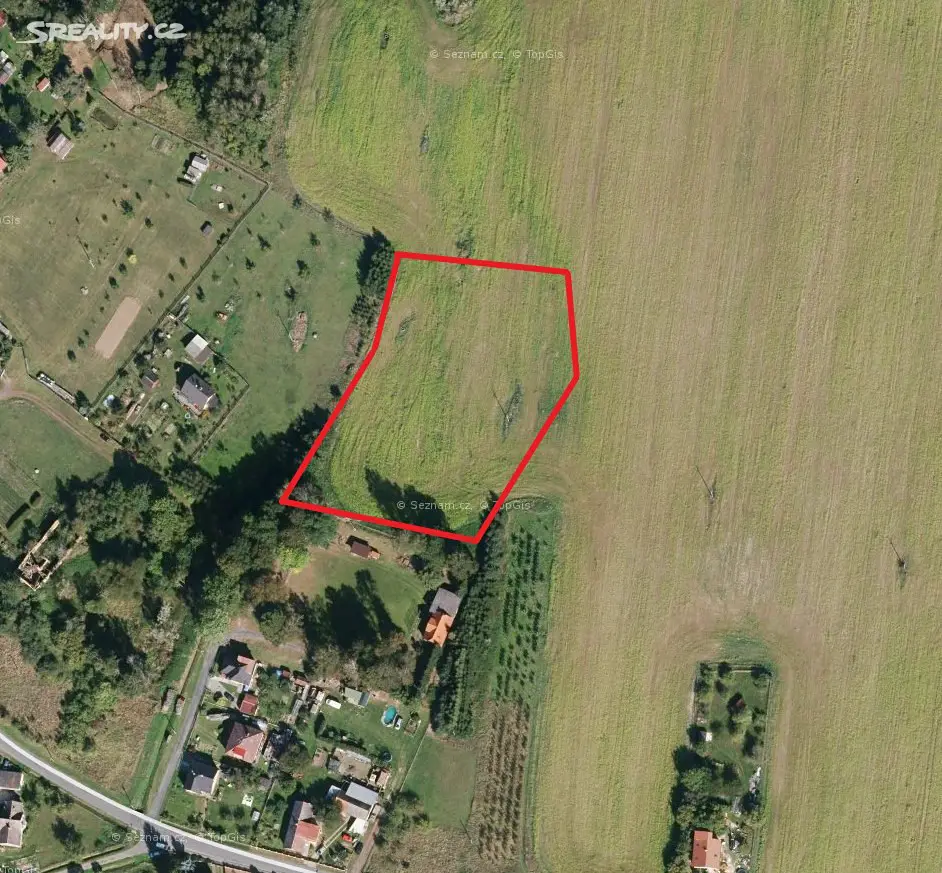 Prodej  komerčního pozemku 819 m², Srby, okres Plzeň-jih