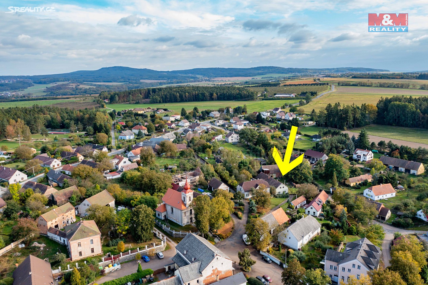 Prodej  zemědělské usedlosti 119 m², pozemek 3 600 m², Újezd u Svatého Kříže, okres Rokycany