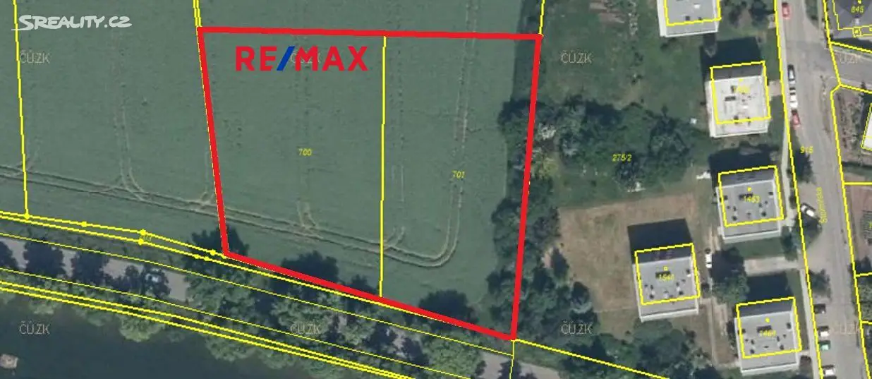 Prodej  stavebního pozemku 5 183 m², Český Brod, okres Kolín