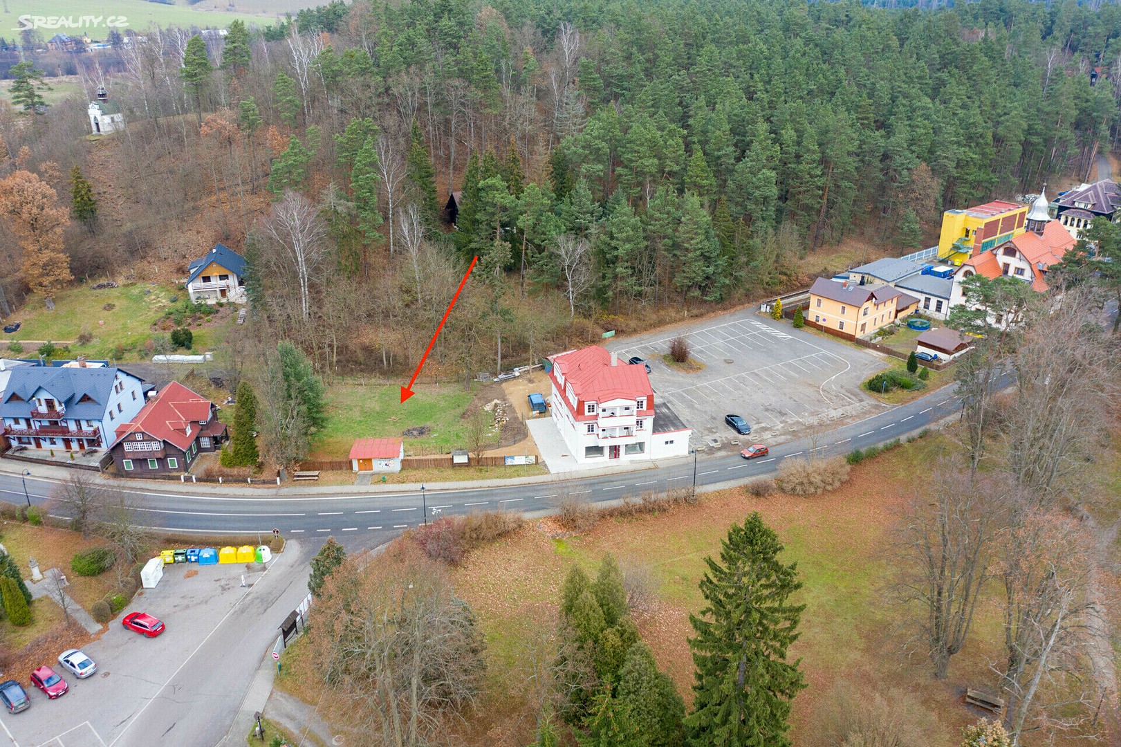 Prodej  stavebního pozemku 820 m², Liberecká, Hamr na Jezeře