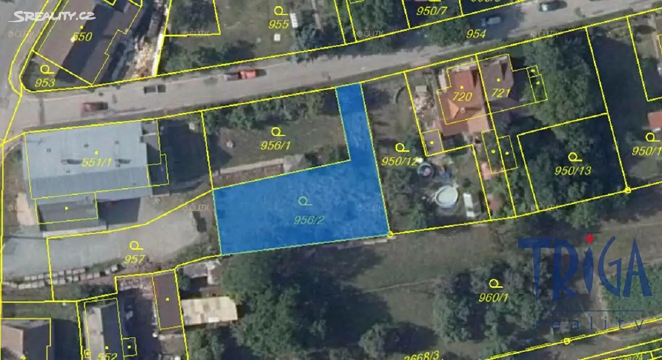 Prodej  stavebního pozemku 535 m², Jaroměř - Jezbiny, okres Náchod