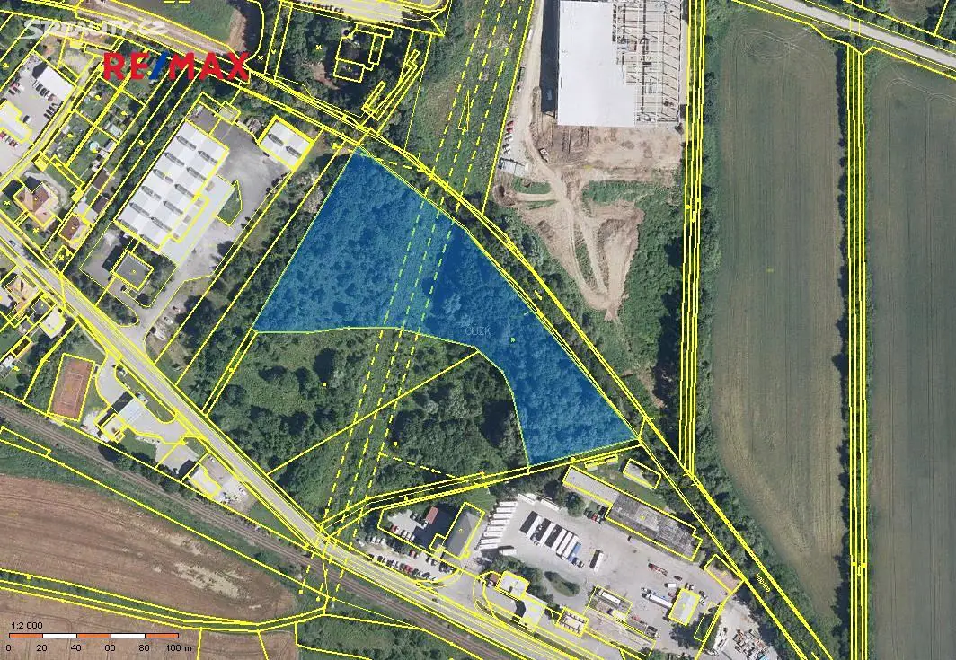 Prodej  komerčního pozemku 14 397 m², Rosice, okres Brno-venkov