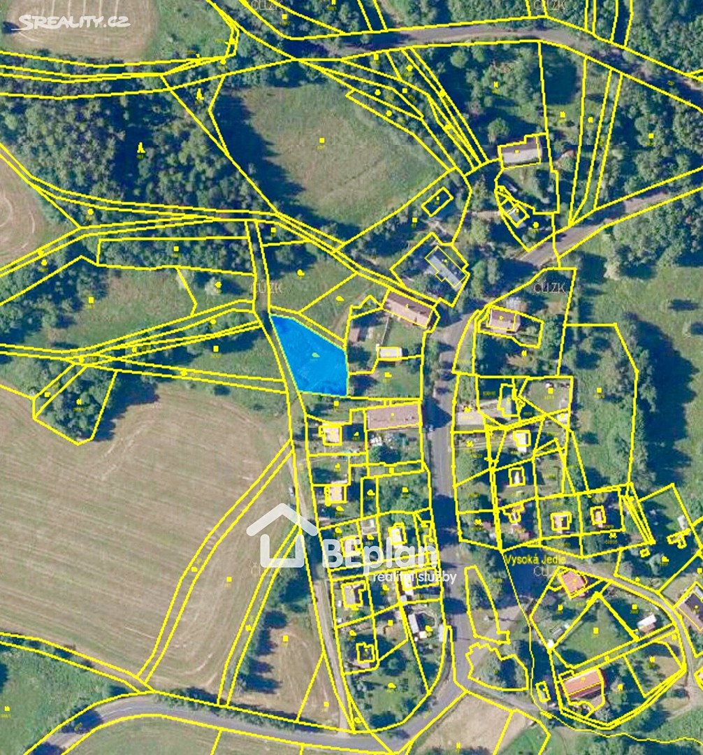 Prodej  stavebního pozemku 854 m², Místo - Vysoká Jedle, okres Chomutov