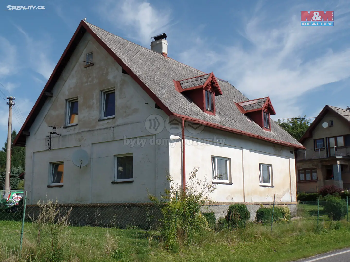 Prodej  rodinného domu 110 m², pozemek 1 160 m², Dětřichov, okres Liberec