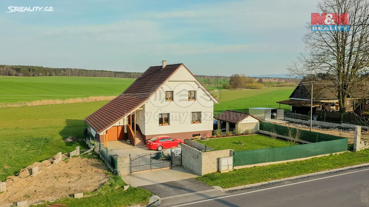 Prodej  rodinného domu 193 m², pozemek 645 m², Borovany - Vrcov, okres České Budějovice