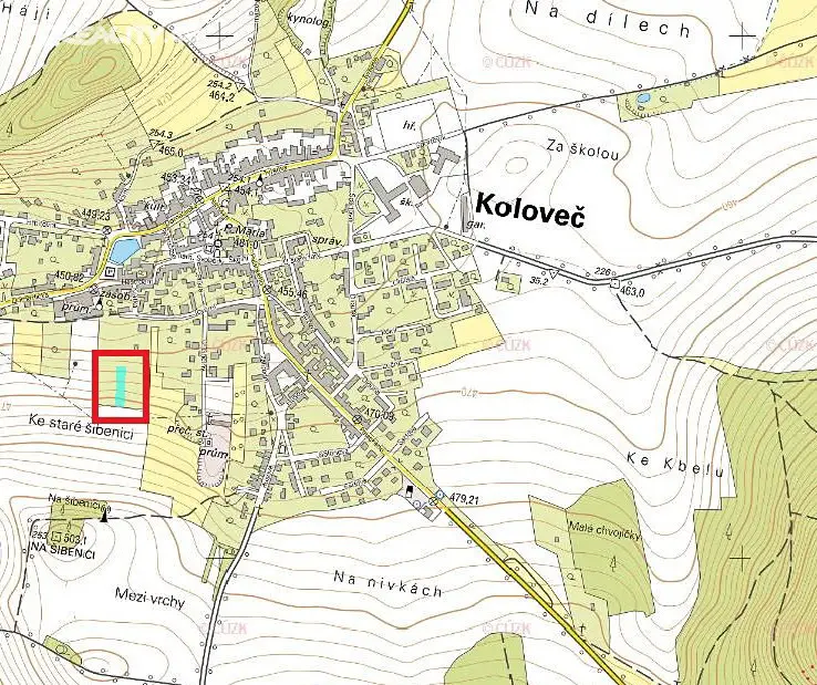 Prodej  stavebního pozemku 1 171 m², Koloveč, okres Domažlice