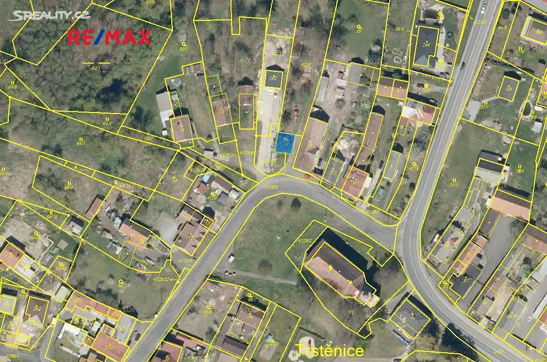 Prodej  stavebního pozemku 5 345 m², Trstěnice, okres Cheb