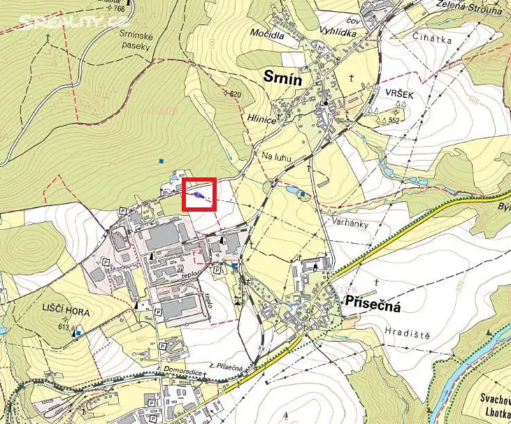 Prodej  komerčního pozemku 148 m², Český Krumlov - Domoradice, okres Český Krumlov