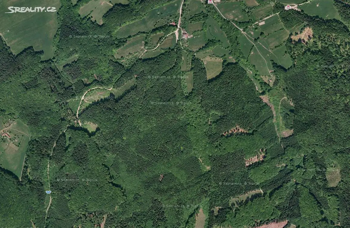 Prodej  lesa 2 874 m², Bratřejov, okres Zlín