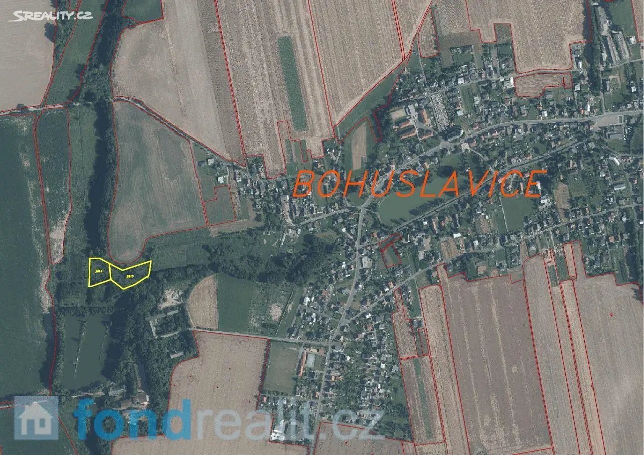 Prodej  pozemku 8 942 m², Bohuslavice, okres Opava