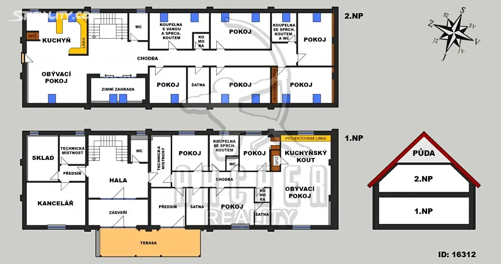 Prodej  rodinného domu 520 m², pozemek 2 560 m², Vraňany, okres Mělník