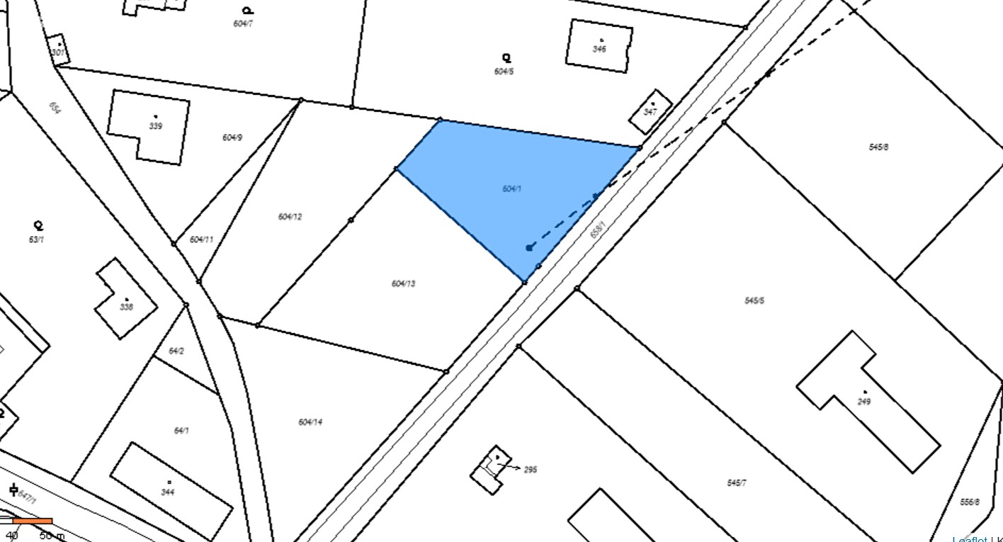 Prodej  stavebního pozemku 1 281 m², Chvalkovice, okres Náchod