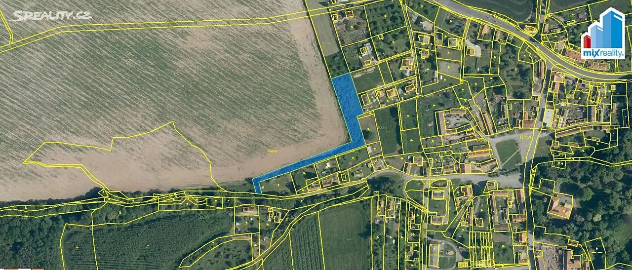 Prodej  stavebního pozemku 4 561 m², Úlice, okres Plzeň-sever