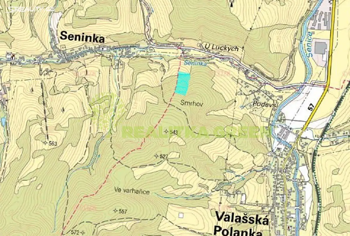 Prodej  lesa 16 341 m², Valašská Polanka, okres Vsetín