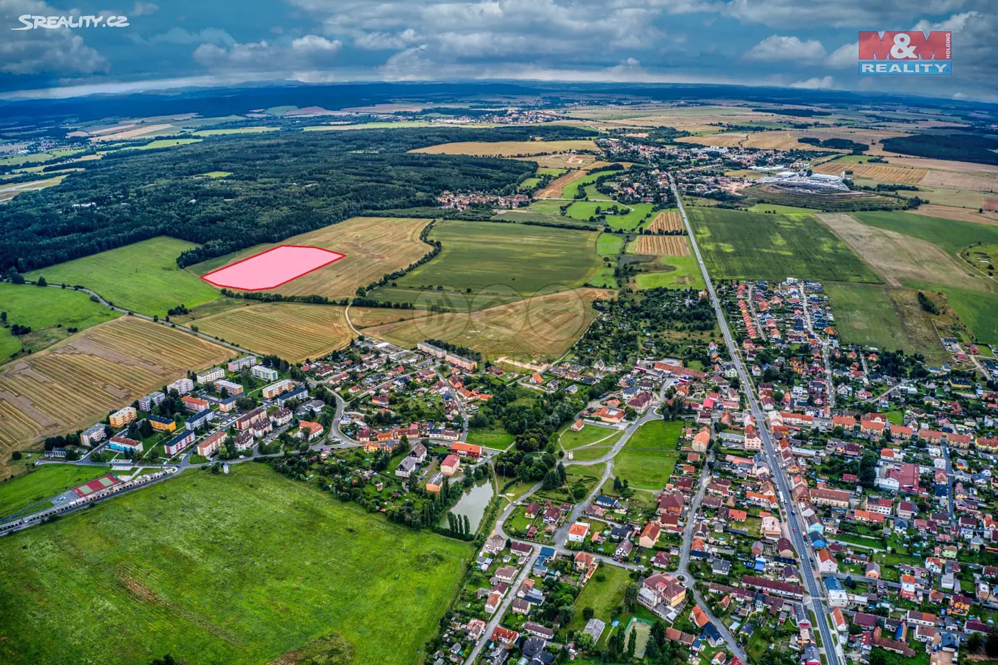 Prodej  pole 52 753 m², Líně, okres Plzeň-sever