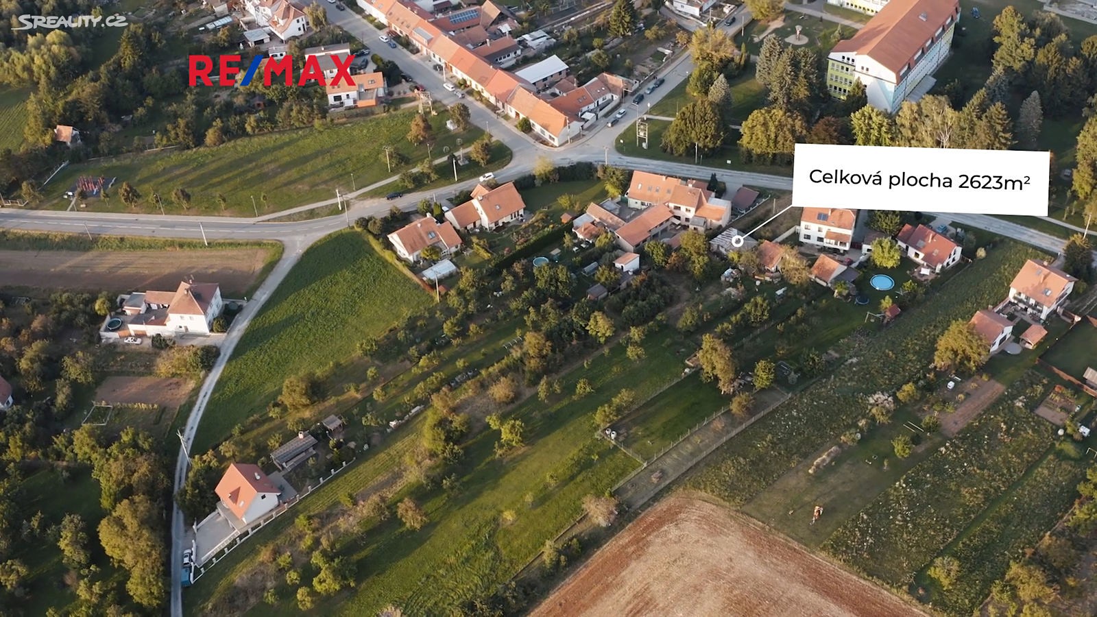 Prodej  stavebního pozemku 2 623 m², Holubická, Pozořice