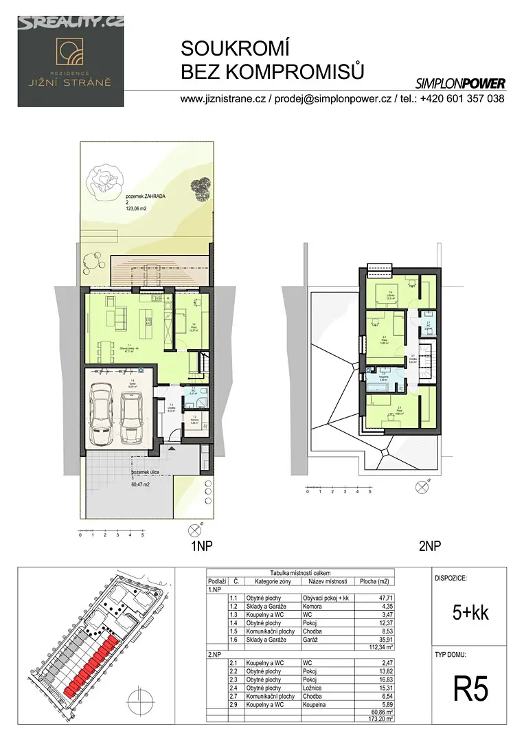 Prodej  projektu na klíč 177 m², pozemek 444 m², Balcárkova, Olomouc - Nová Ulice