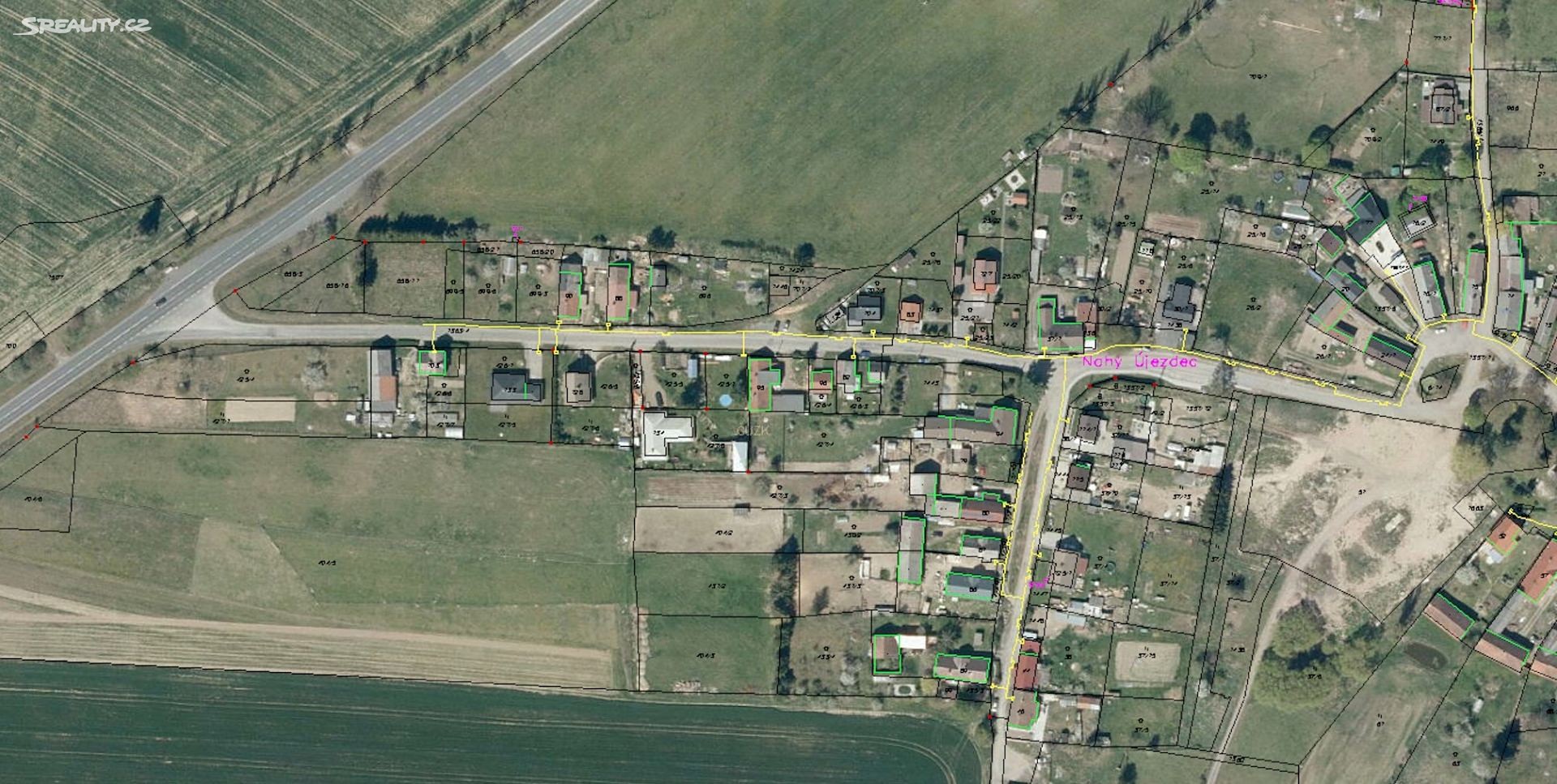 Prodej  stavebního pozemku 1 113 m², Chodský Újezd - Nahý Újezdec, okres Tachov