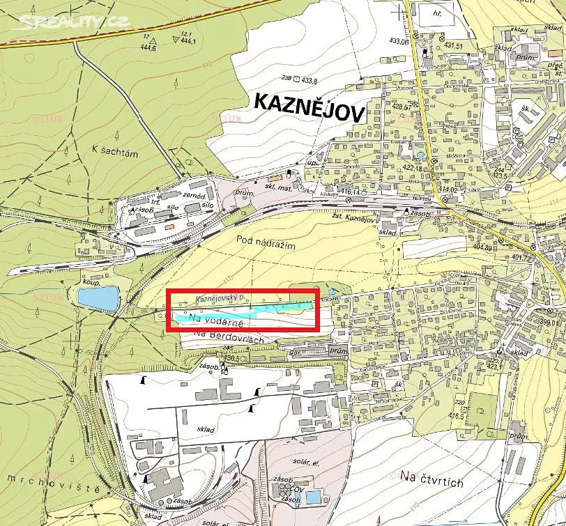 Prodej  zahrady 1 096 m², Kaznějov, okres Plzeň-sever